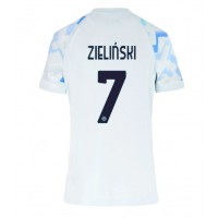 Inter Milan Piotr Zielinski #7 Vonkajší Ženy futbalový dres 2025-26 Krátky Rukáv